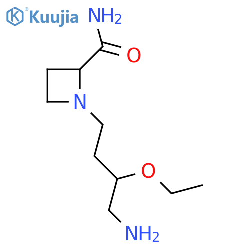 1-(4-amino-3-ethoxybutyl)azetidine-2-carboxamide structure