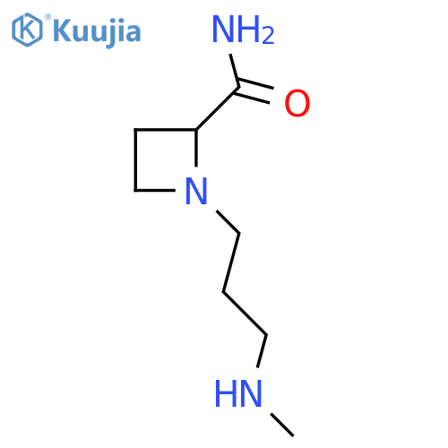 1-3-(methylamino)propylazetidine-2-carboxamide structure