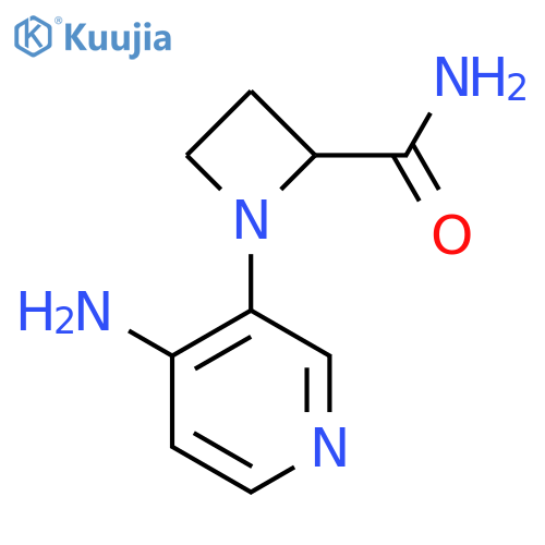 1-(4-aminopyridin-3-yl)azetidine-2-carboxamide structure