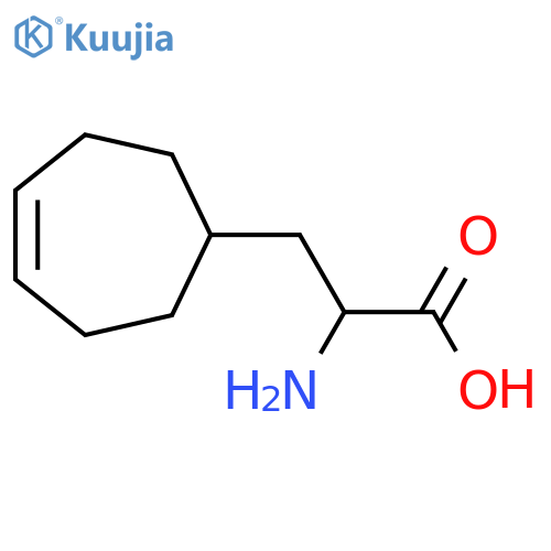 2-amino-3-(cyclohept-4-en-1-yl)propanoic acid structure