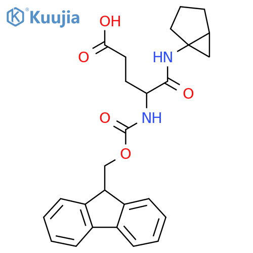 4-({bicyclo3.1.0hexan-1-yl}carbamoyl)-4-({(9H-fluoren-9-yl)methoxycarbonyl}amino)butanoic acid structure