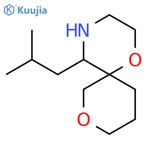 5-(2-methylpropyl)-1,8-dioxa-4-azaspiro5.5undecane structure