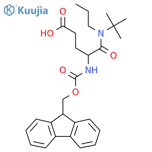 4-tert-butyl(propyl)carbamoyl-4-({(9H-fluoren-9-yl)methoxycarbonyl}amino)butanoic acid structure