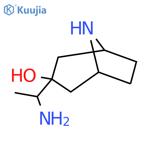 3-(1-aminoethyl)-8-azabicyclo3.2.1octan-3-ol structure