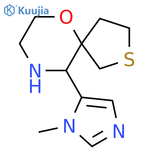 10-(1-methyl-1H-imidazol-5-yl)-6-oxa-2-thia-9-azaspiro4.5decane structure