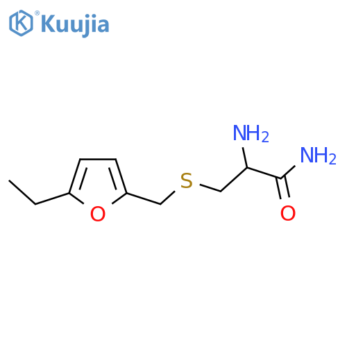 2-amino-3-{(5-ethylfuran-2-yl)methylsulfanyl}propanamide structure