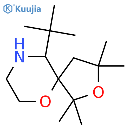 10-tert-butyl-1,1,3,3-tetramethyl-2,6-dioxa-9-azaspiro4.5decane structure