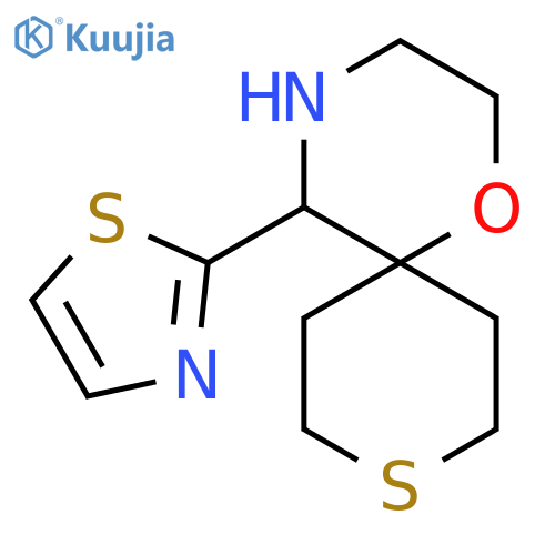 5-(1,3-thiazol-2-yl)-1-oxa-9-thia-4-azaspiro5.5undecane structure