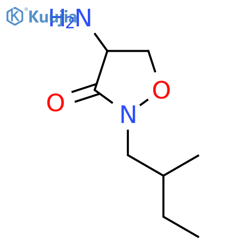 4-amino-2-(2-methylbutyl)-1,2-oxazolidin-3-one structure