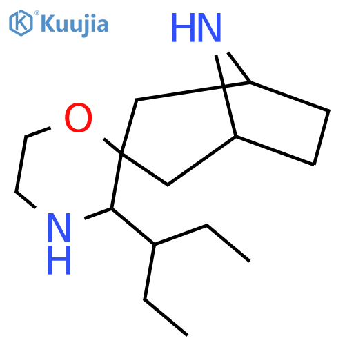 3'-(pentan-3-yl)-8-azaspirobicyclo3.2.1octane-3,2'-morpholine structure