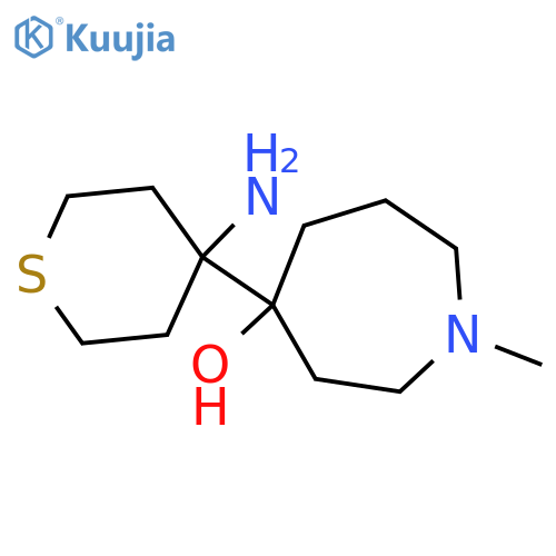 4-(4-aminothian-4-yl)-1-methylazepan-4-ol structure