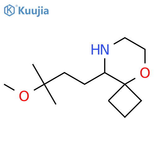 9-(3-methoxy-3-methylbutyl)-5-oxa-8-azaspiro3.5nonane structure