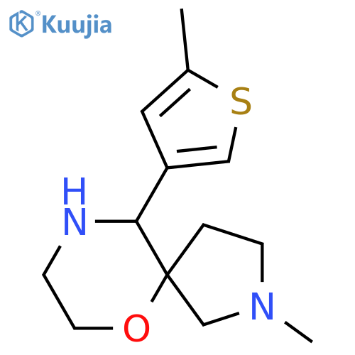 2-methyl-10-(5-methylthiophen-3-yl)-6-oxa-2,9-diazaspiro4.5decane structure