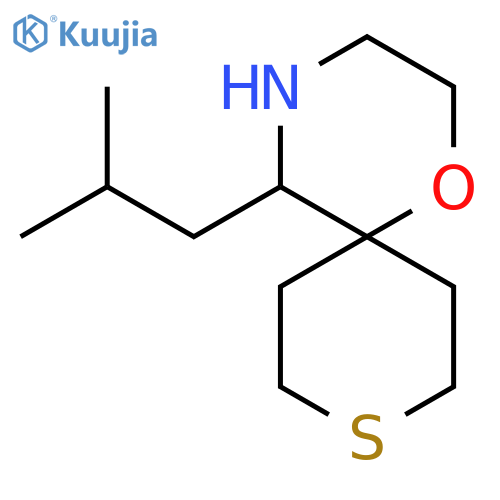 5-(2-methylpropyl)-1-oxa-9-thia-4-azaspiro5.5undecane structure