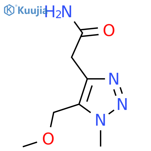 2-5-(methoxymethyl)-1-methyl-1H-1,2,3-triazol-4-ylacetamide structure