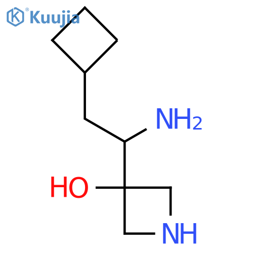 3-(1-amino-2-cyclobutylethyl)azetidin-3-ol structure