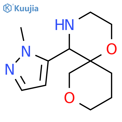 5-(1-methyl-1H-pyrazol-5-yl)-1,8-dioxa-4-azaspiro5.5undecane structure