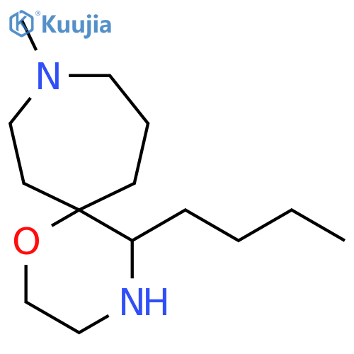 5-butyl-9-methyl-1-oxa-4,9-diazaspiro5.6dodecane structure