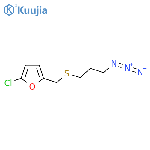 2-{(3-azidopropyl)sulfanylmethyl}-5-chlorofuran structure
