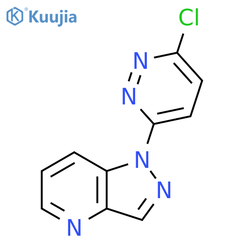 3-chloro-6-{1H-pyrazolo4,3-bpyridin-1-yl}pyridazine structure