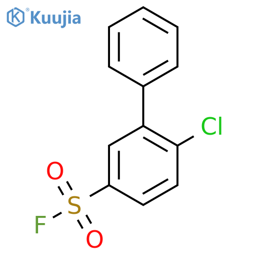 4-chloro-3-phenylbenzene-1-sulfonyl fluoride structure