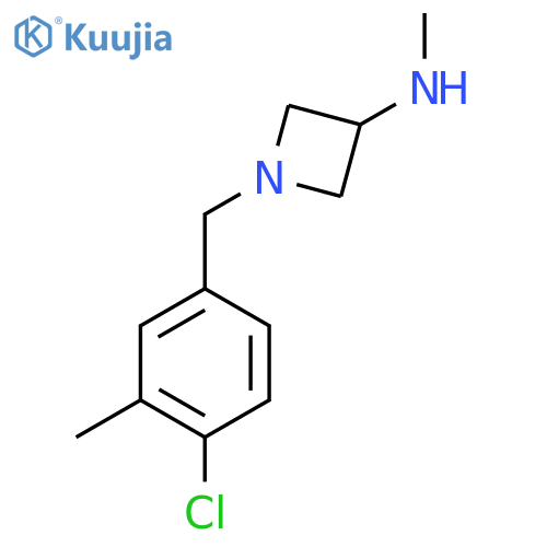 1-(4-chloro-3-methylphenyl)methyl-N-methylazetidin-3-amine structure
