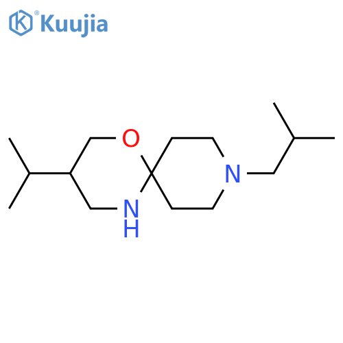 9-(2-methylpropyl)-3-(propan-2-yl)-1-oxa-5,9-diazaspiro5.5undecane structure