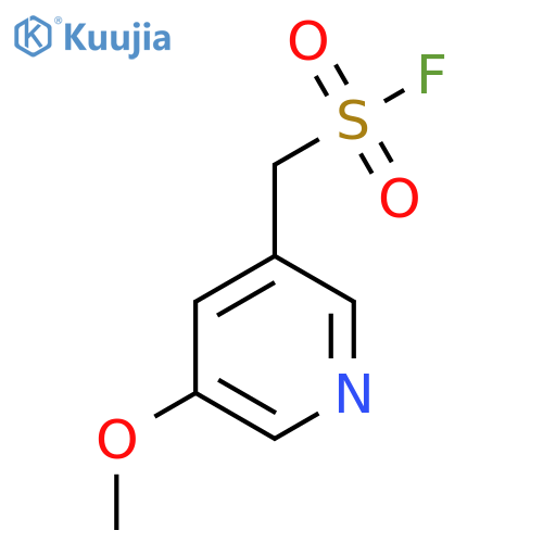(5-methoxypyridin-3-yl)methanesulfonyl fluoride structure