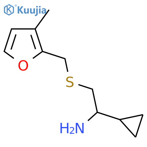 1-cyclopropyl-2-{(3-methylfuran-2-yl)methylsulfanyl}ethan-1-amine structure
