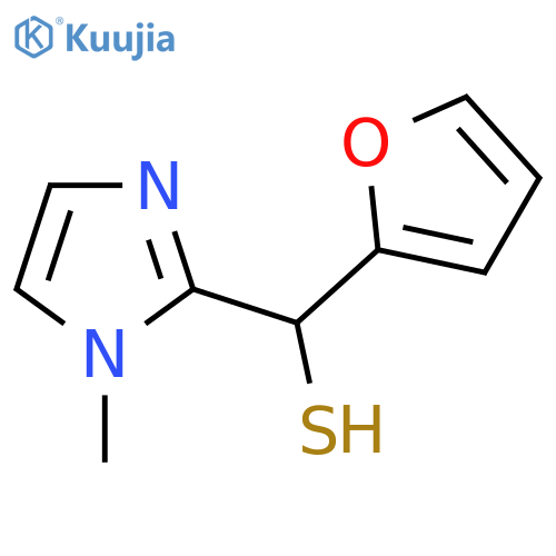 (furan-2-yl)(1-methyl-1H-imidazol-2-yl)methanethiol structure