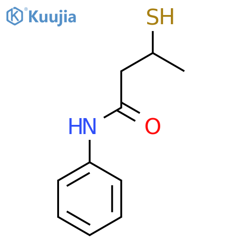 N-phenyl-3-sulfanylbutanamide structure