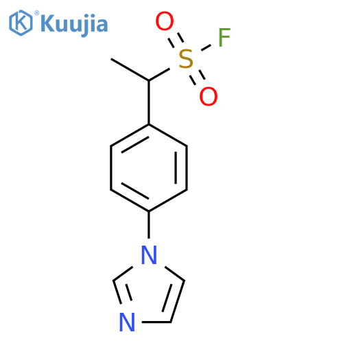 1-4-(1H-imidazol-1-yl)phenylethane-1-sulfonyl fluoride structure