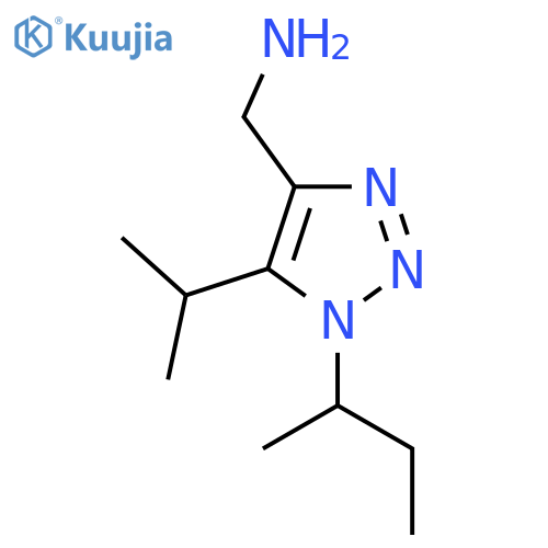 1-(butan-2-yl)-5-(propan-2-yl)-1H-1,2,3-triazol-4-ylmethanamine structure