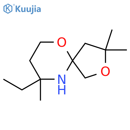 9-ethyl-3,3,9-trimethyl-2,6-dioxa-10-azaspiro4.5decane structure