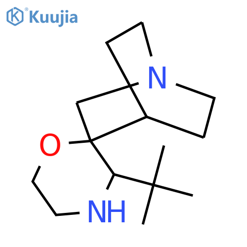 3'-tert-butyl-4-azaspirobicyclo2.2.2octane-2,2'-morpholine structure