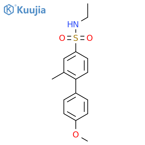 N-ethyl-4'-methoxy-2-methyl-[1,1'-biphenyl]-4-sulfonamide structure