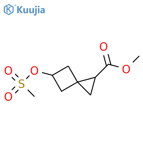 methyl 5-(methanesulfonyloxy)spiro2.3hexane-1-carboxylate structure