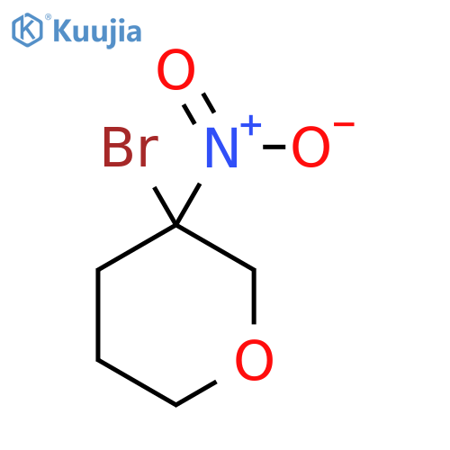 3-bromo-3-nitrooxane structure