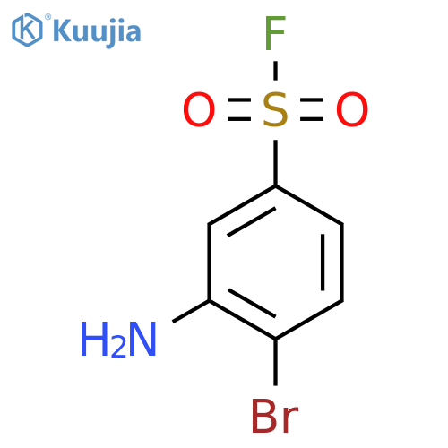 3-amino-4-bromobenzene-1-sulfonyl fluoride structure