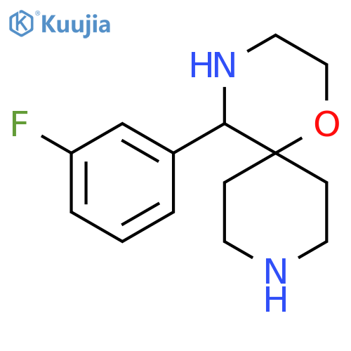 5-(3-fluorophenyl)-1-oxa-4,9-diazaspiro5.5undecane structure