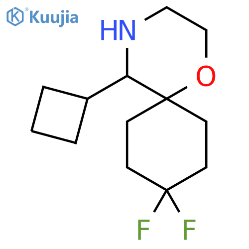 5-cyclobutyl-9,9-difluoro-1-oxa-4-azaspiro5.5undecane structure