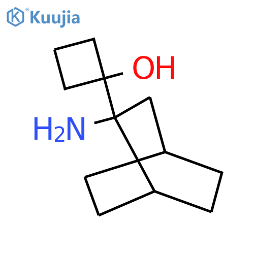 1-{2-aminobicyclo2.2.2octan-2-yl}cyclobutan-1-ol structure