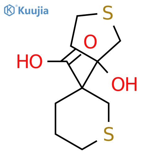 3-(3-hydroxythiolan-3-yl)thiane-3-carboxylic acid structure
