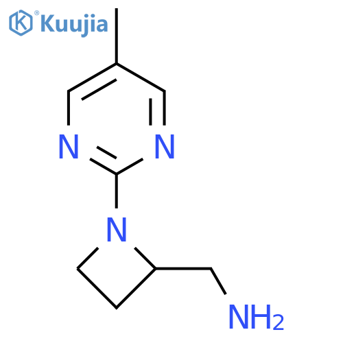 1-(5-methylpyrimidin-2-yl)azetidin-2-ylmethanamine structure