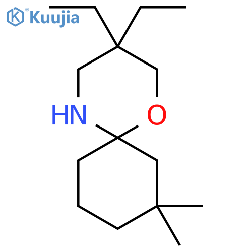 3,3-diethyl-8,8-dimethyl-1-oxa-5-azaspiro5.5undecane structure