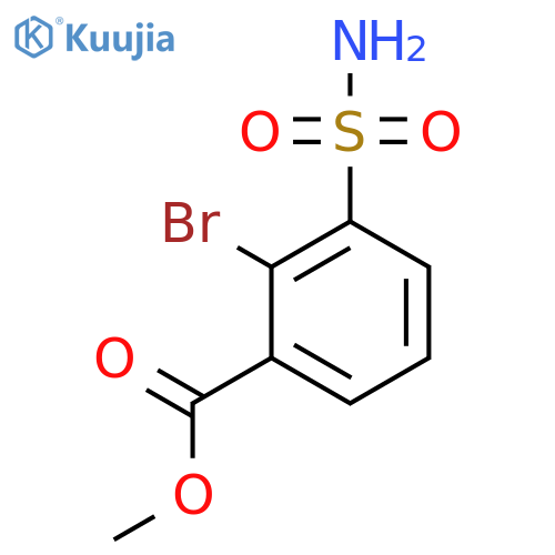 methyl 2-bromo-3-sulfamoylbenzoate structure