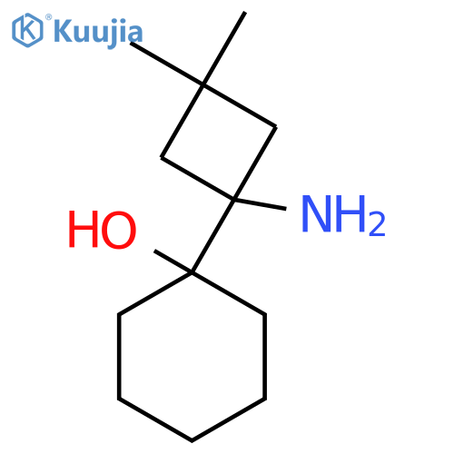 1-(1-amino-3,3-dimethylcyclobutyl)cyclohexan-1-ol structure