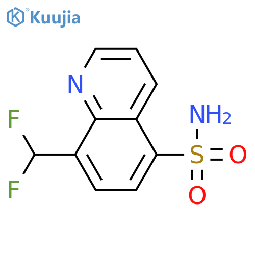 8-(difluoromethyl)quinoline-5-sulfonamide structure