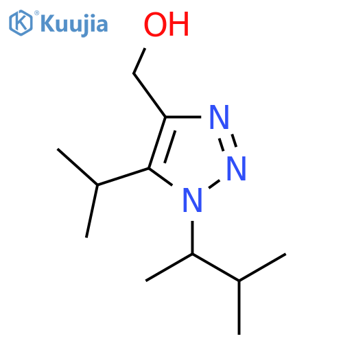 1-(3-methylbutan-2-yl)-5-(propan-2-yl)-1H-1,2,3-triazol-4-ylmethanol structure