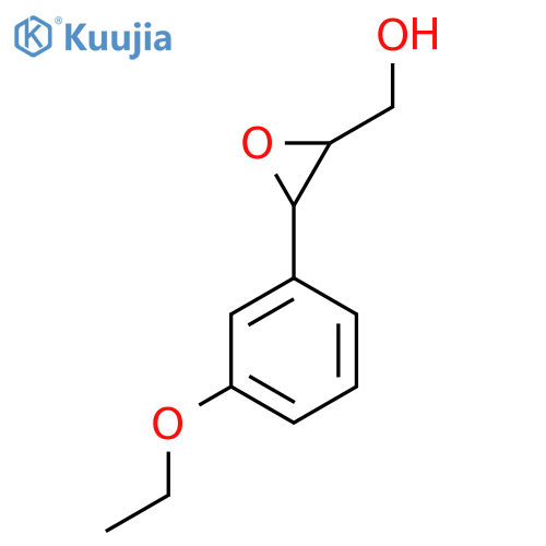 3-(3-ethoxyphenyl)oxiran-2-ylmethanol structure